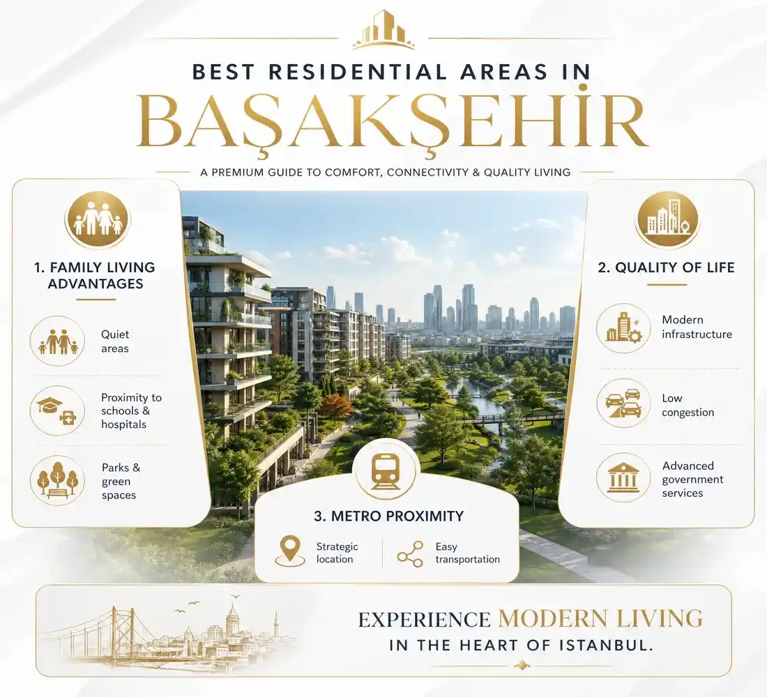 Başakşehir’de Metroya Yakın Satılık Daireler