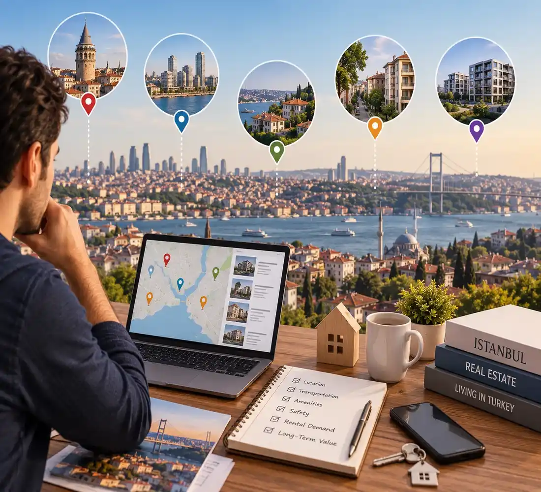 İstanbul’da Uzun Dönem Kiralama İçin Uygun Bölge Nasıl Seçilir?