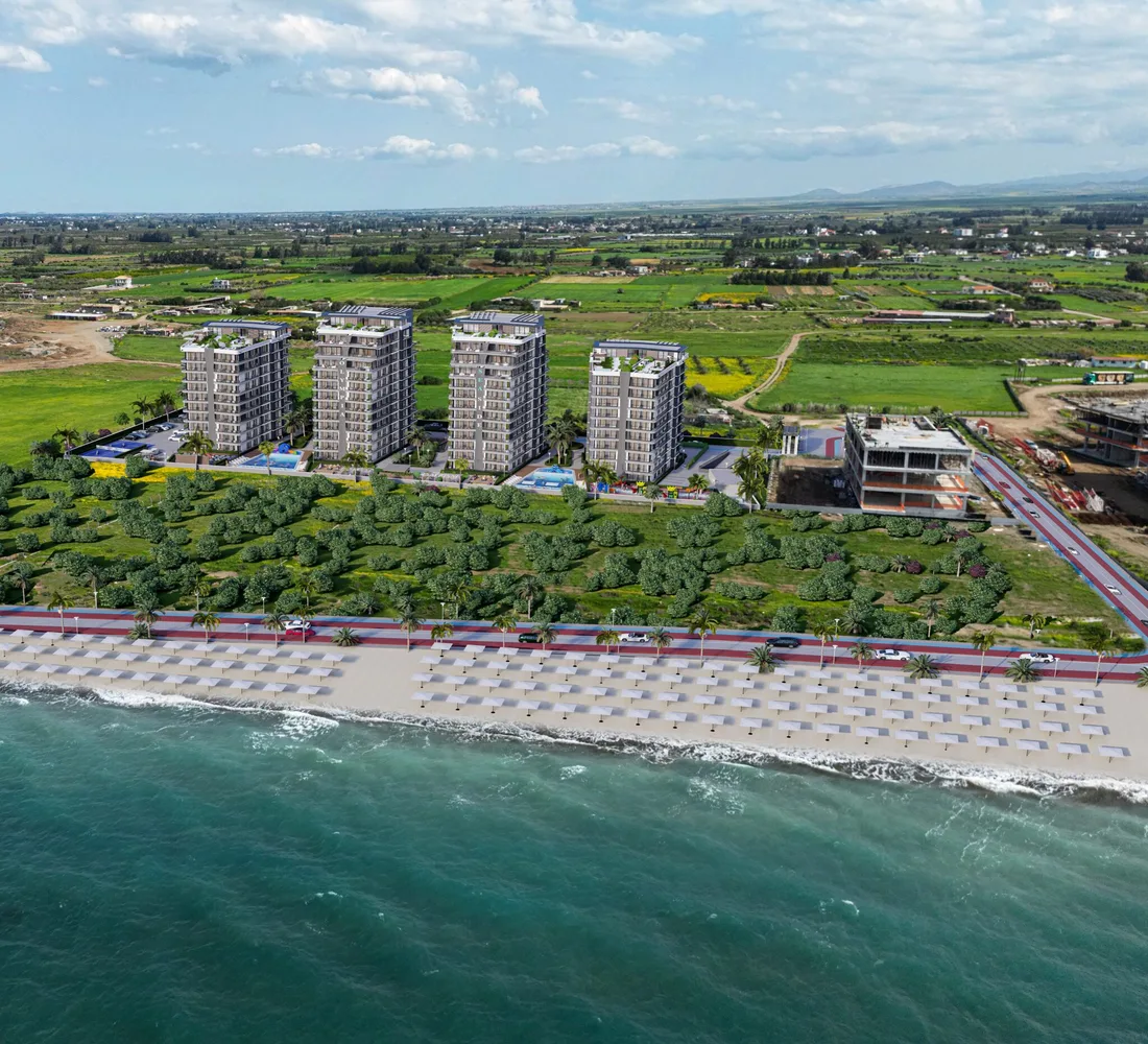Katarlılar için Kuzey Kıbrıs'ta deniz manzaralı daireler Katarlılar için Kuzey Kıbrıs'ta deniz manzaralı daireler
