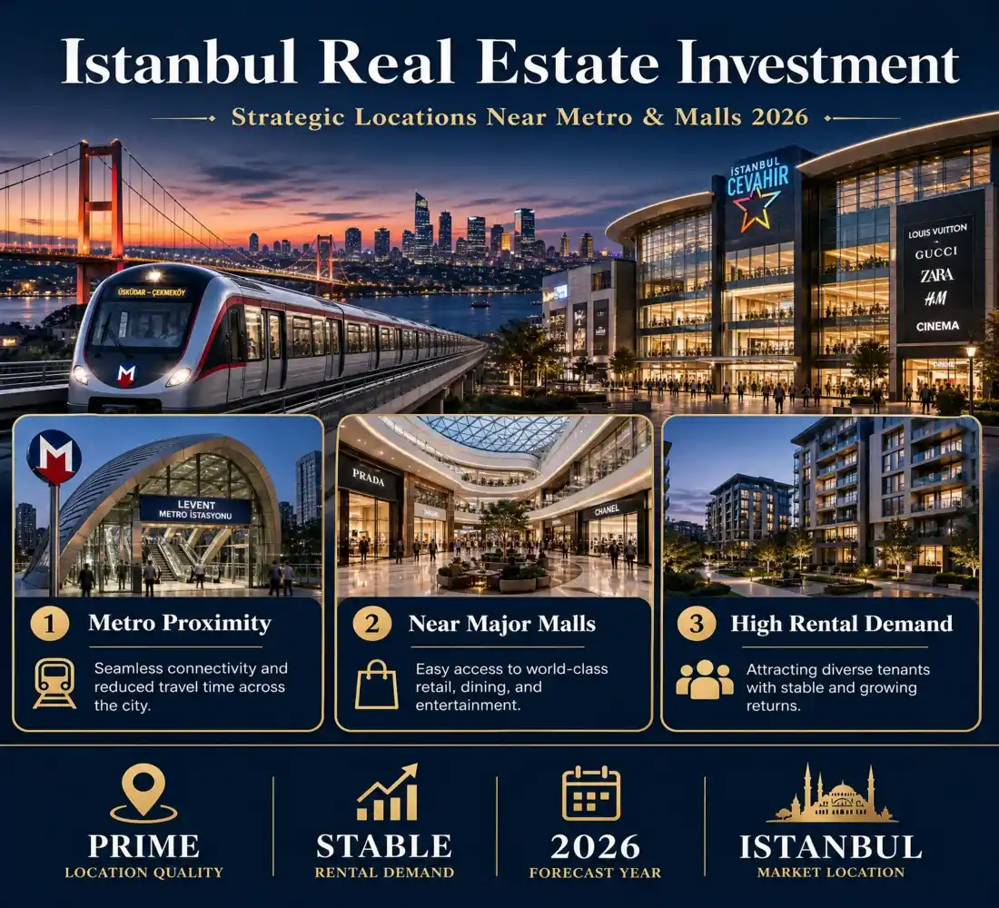 İstanbul’da AVM Yakınında Yatırım Daireleri