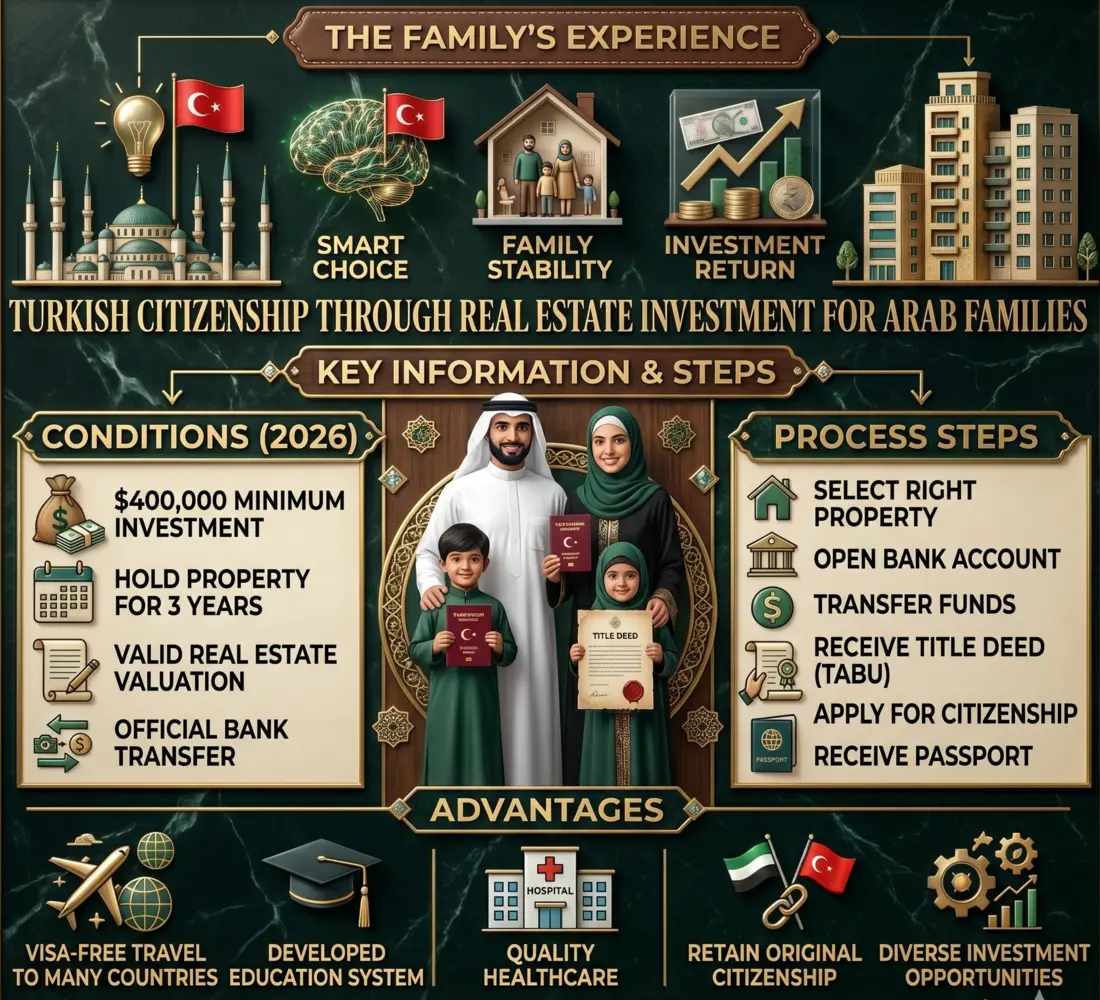 An Arab Family’s Experience with Turkish Citizenship Through Real Estate Investment