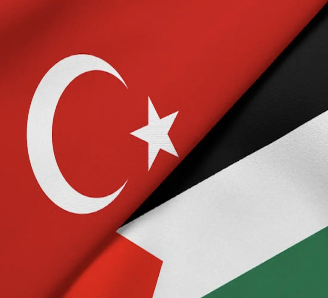 How can a Palestinian obtain Turkish residency or citizenship?