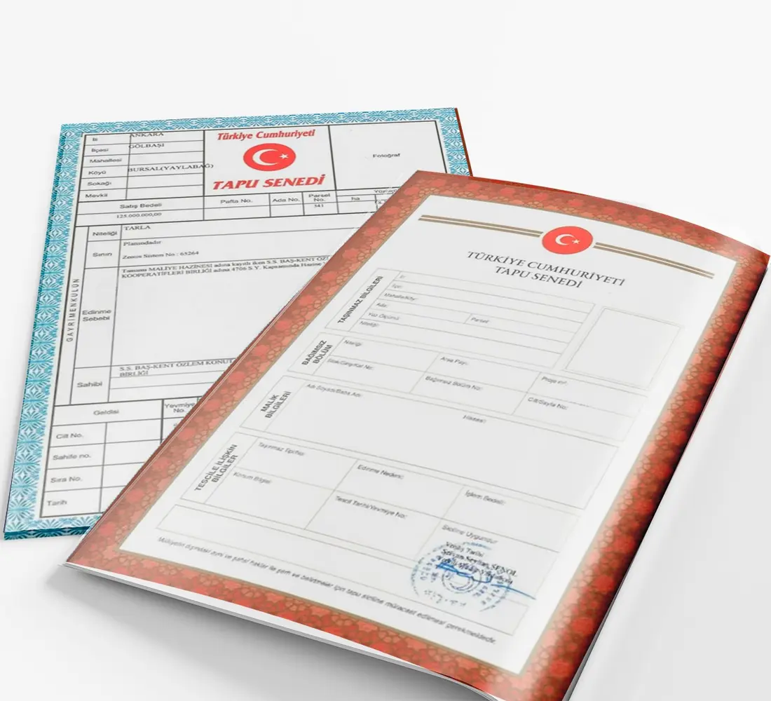 Types of Title Deeds (Tabu ) in Turkey Types of Title Deeds (Tabu ) in Turkey